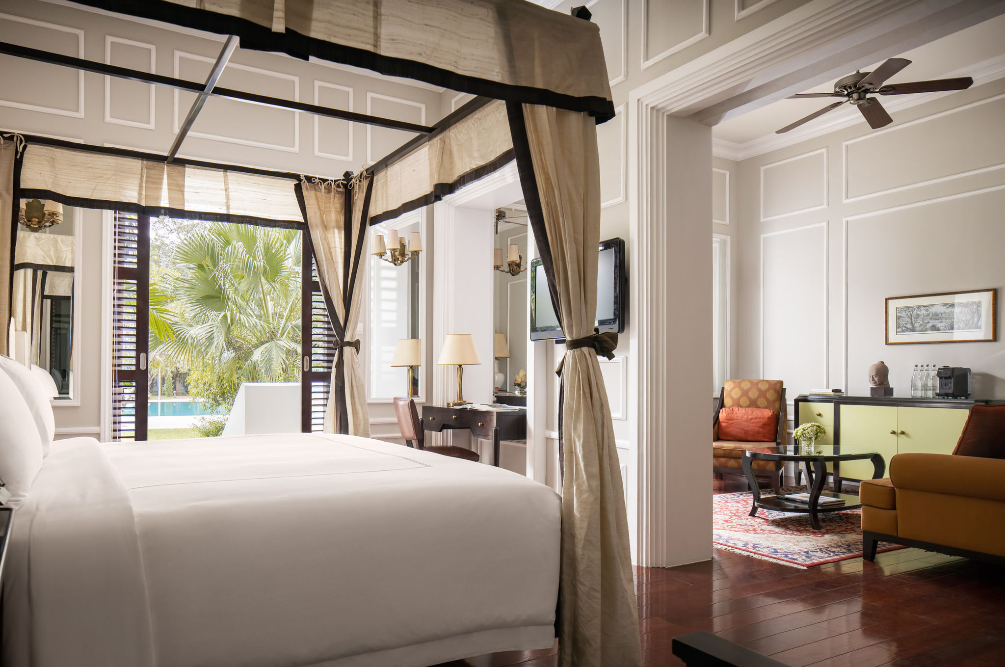 A suite at Raffles Grand Hotel D'Angkor