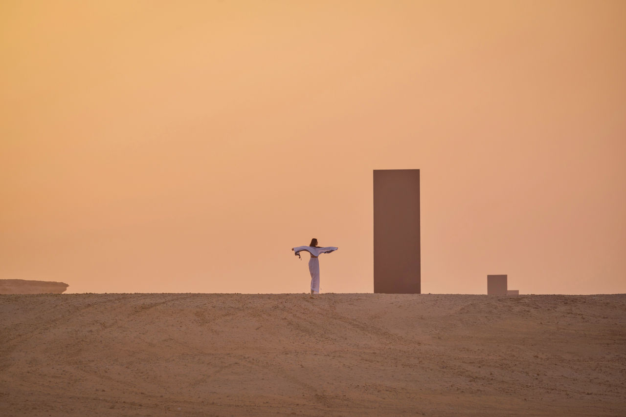 Embracing the Desert Sunset